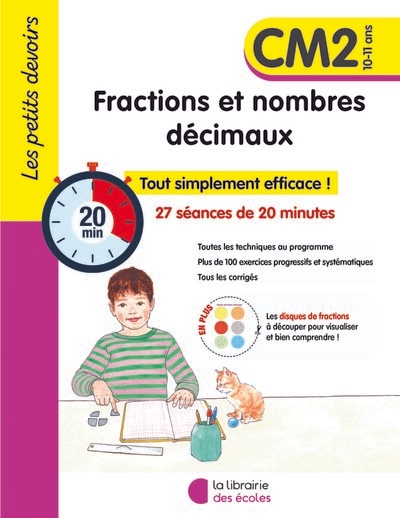 Les petits devoirs - fractions et nombres décimaux cm2 - Image principale