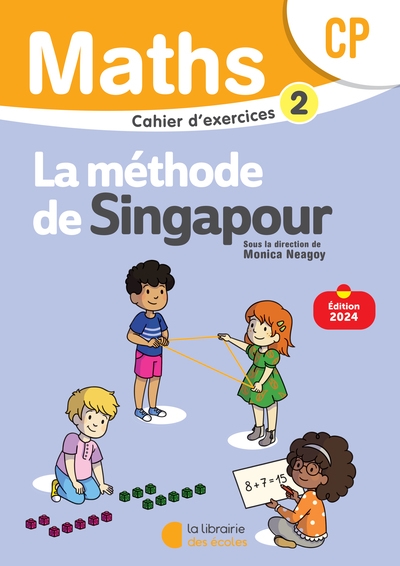 Mathématiques cp (2024) - méthode de singapour - cahier d'exercices 2 - Image principale