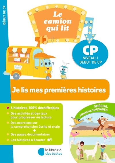Le camion qui lit - je lis mes premières histoires - cp niveau 1 début de cp (2026) - Image principale