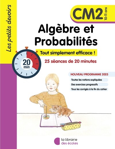 Les petits devoirs - algèbre et probabilités cm2 - Image principale