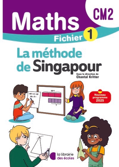 Mathématiques cm2 (2026) - méthode de singapour - fichier élève 1 - Image principale