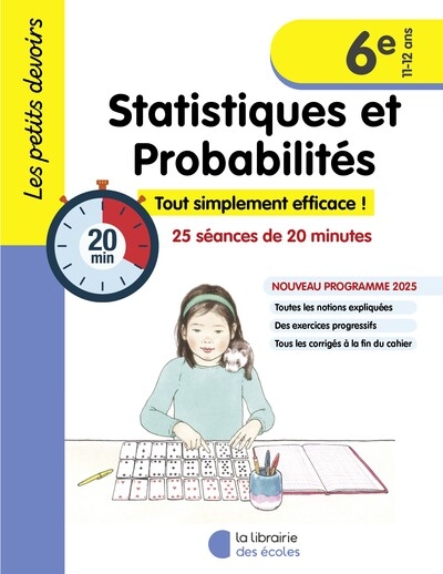 Les petits devoirs - statistiques et probabilités 6e (2026) - Image principale