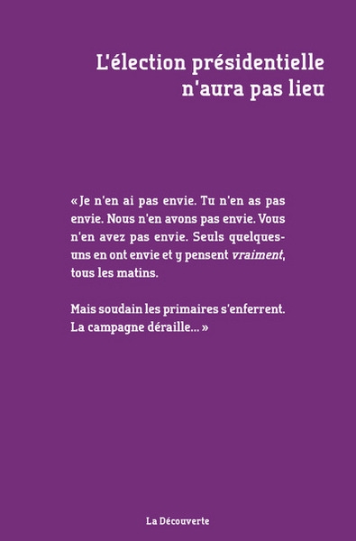 L'élection présidentielle n'aura pas lieu - Image principale