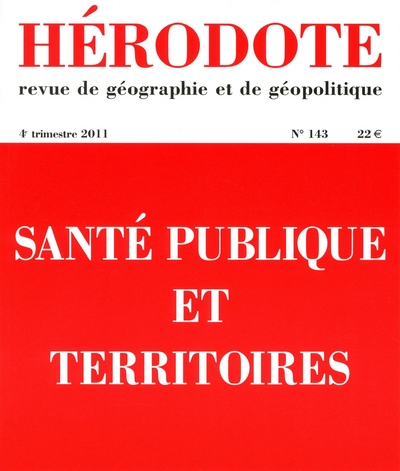 Hérodote numéro 143 - santé publique et territoires - Image principale