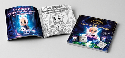 Livre de coloriage - les messages des chibis - Image principale