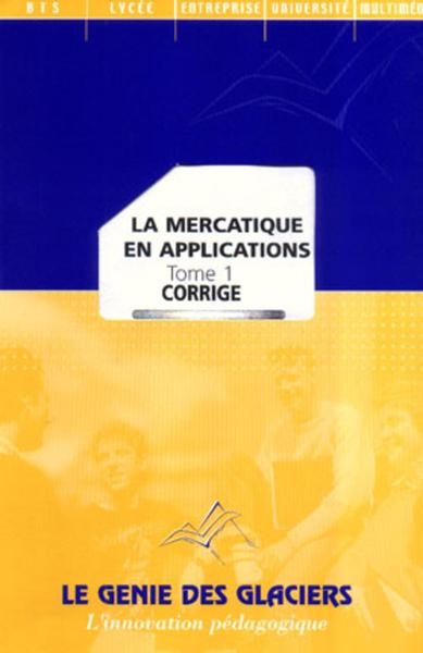 Corrige la mercatique en applications t1. la pochette du professeur - Image principale