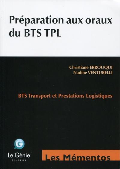 Préparation aux oraux du bts tpl - Image principale