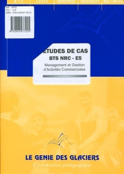 Etudes de cas bts nrc - e5. management et gestion d'activites commerciales. poch - Image principale