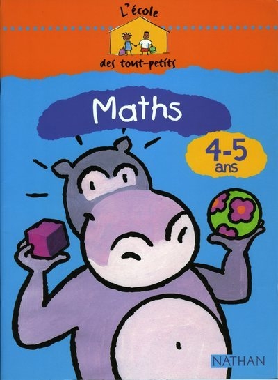 L'école des tout-petits mathématiques 4-5 anscahier d'activités - Image principale