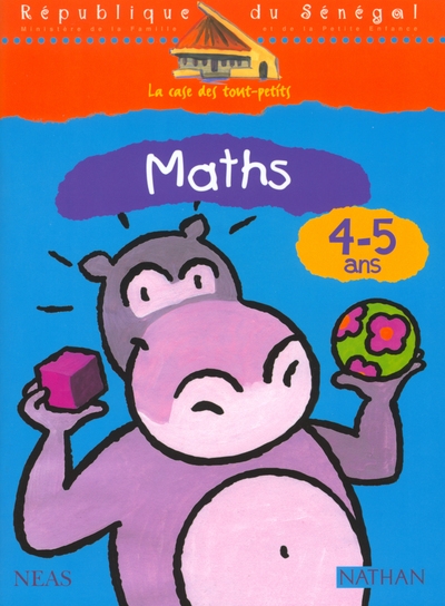 La case des tout-petits mathématiques 4-5 ans cahier d'activités sénégal - Image principale