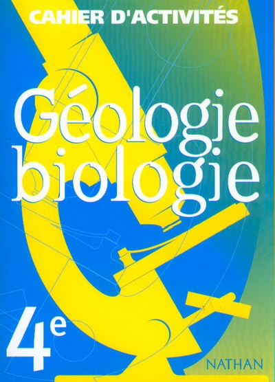 Biologie 4e cahier d'activites - Image principale