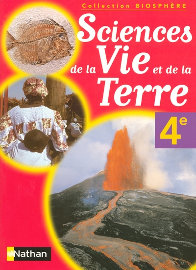 Biosphère sciences de la vie et de la terre 4e livre élève - Image principale