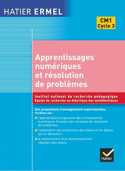 Ermel - apprentissages numériques et résolution de problèmes cm1 - Image principale