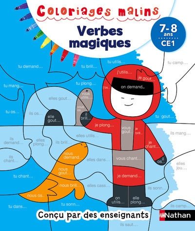 Coloriages malins verbes magiques ce1 - Image principale