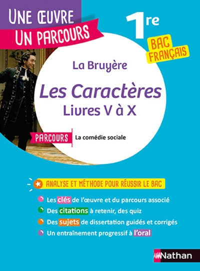 La bruyère, les caractères - livres v à x - Image principale