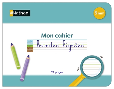 Bandes lignées - mon cahier 5 mm - Image principale