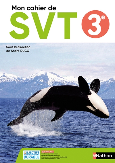 Svt 3e - cahier - elève 2023 - Image principale