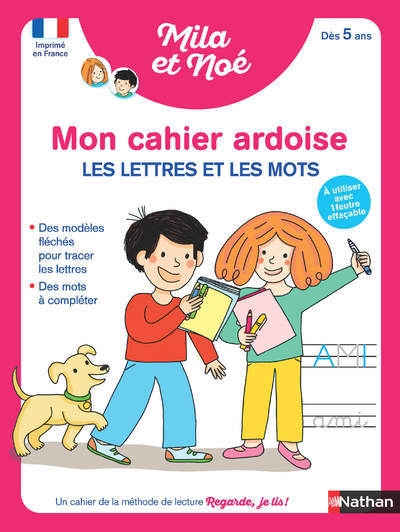 Mon cahier ardoise - les lettres et les mots dès 5 ans - Image principale