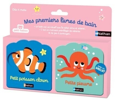 Mes premiers livres de bain - petit poisson clown - petite pieuvre - Image principale