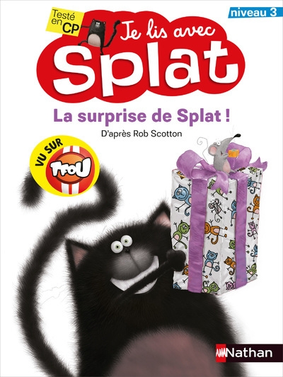 Je lis avec splat: la surprise de splat ! niveau 3 - Image principale