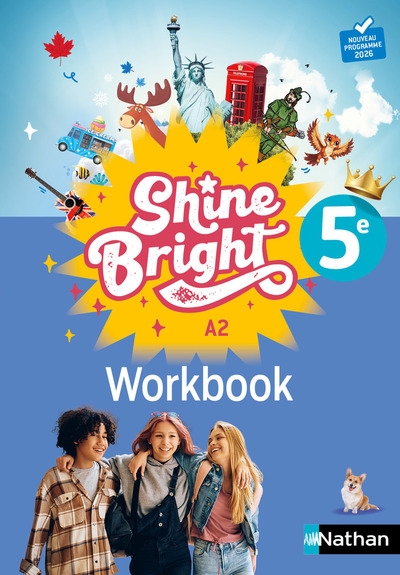 Shine bright anglais 5e - workbook - 2026 - Image principale