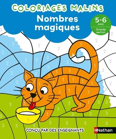 Nombres magiques gs - coloriages malins - Image principale
