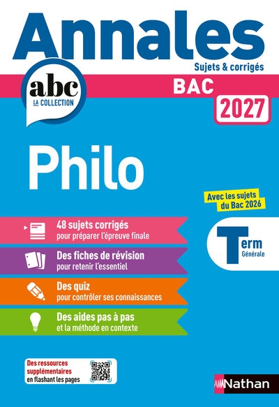 Annales bac philosophie 2027 - Image principale