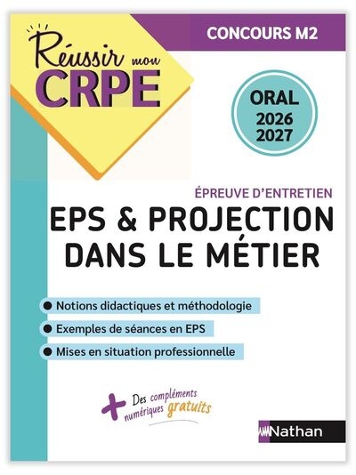 Réussir mon crpe eps et projection dans le métier admission concours m2 oral 2026-2027 - Image principale