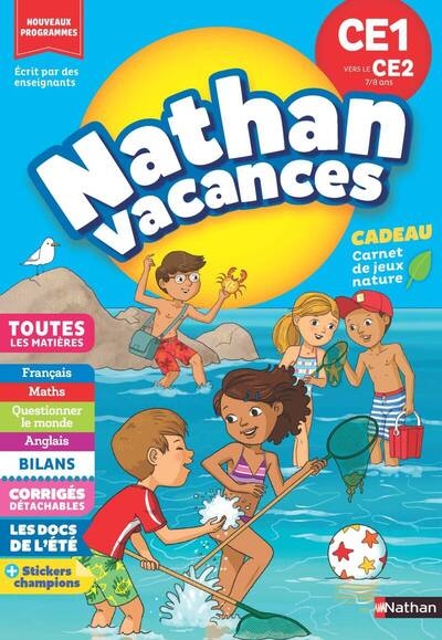Nathan vacances ce1 vers le ce2 7/8 ans - Image principale