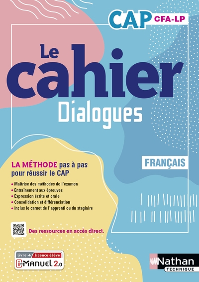 Français cap - cahier de cours et d'activités (dialogues) livre + licence élève - 2023 - Image principale