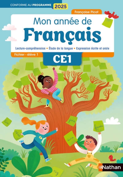 Mon année de francais - ce1 - fichier élève 1 - edition 2025 - Image principale