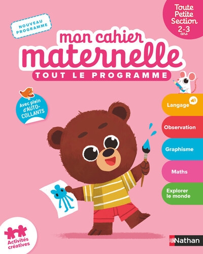 Mon cahier maternelle toute petite section 2-3 ans - Image principale