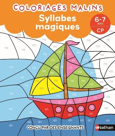 Syllabes magiques cp - coloriages malins - Image principale