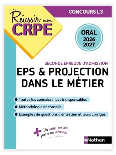 Réussir mon crpe eps et projection dans le métier admission concours l3 oral 2026-2027 - Image principale