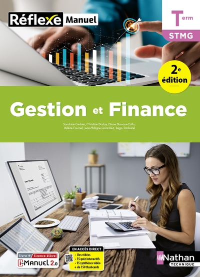 Gestion et finance - term stmg - coll. réflexe - éd. 2025 - livre + licence (manuel) - Image principale