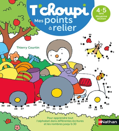 T'choupi mes points à relier - lettres et nombres 4-5 ans ms - Image principale