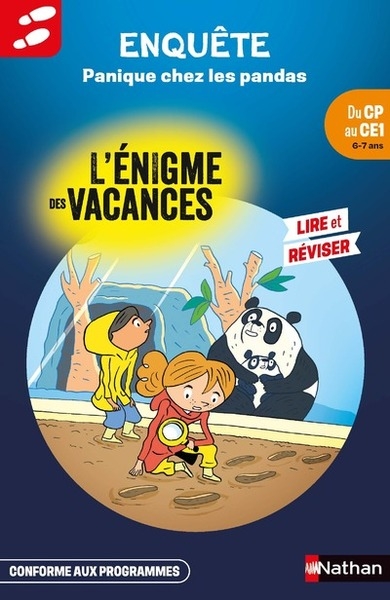 Enigmes des vacances cp-ce1 panique chez les pandas - Image principale