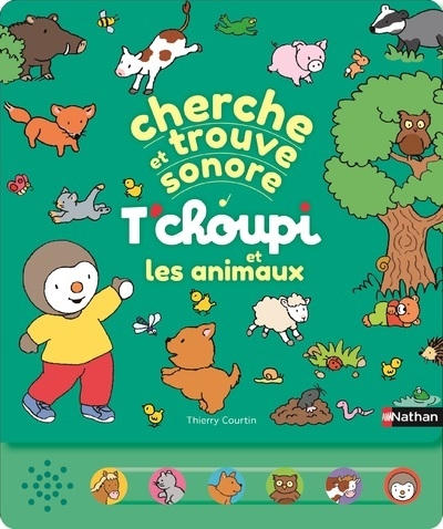 Cherche et trouve sonore - t'choupi et les animaux - Image principale