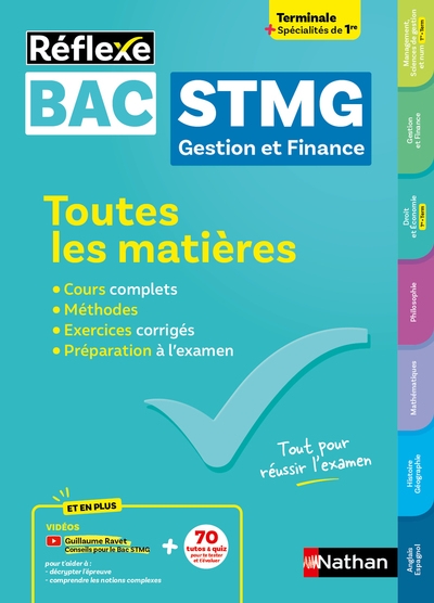 Toutes les matières bac stmg - spécialité gestion et finance tle + spécialités de 1re - réflexe - n° 03 - Image principale