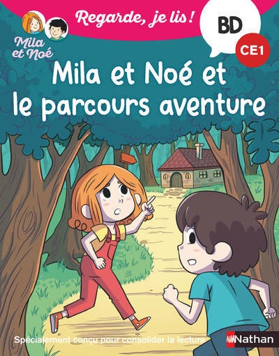 Regarde je lis ! bd mila et noé et le parcours aventure ce1 - Image principale
