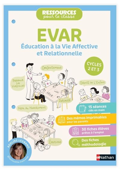 Ressources pour la classe - education à la vie affective et relationnelle cycles 2 et 3 - Image principale