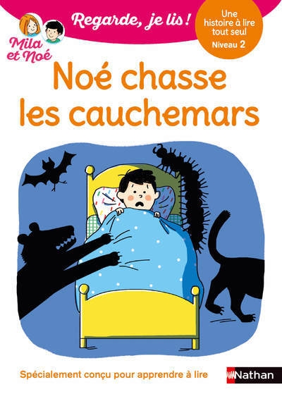 Regarde je lis ! une histoire à lire tout seul - noé chasse les cauchemars niveau 2 - Image principale
