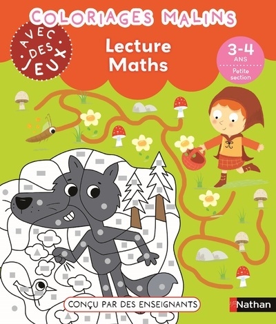 Coloriages malins avec des jeux - lecture maths 3-4 ans ps - Image principale