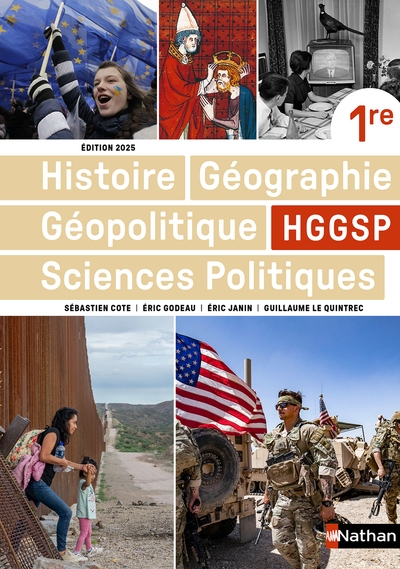 Histoire-géographie, géopolitique, sciences politiques (hggsp) 1re - manuel élève - 2025 - Image principale