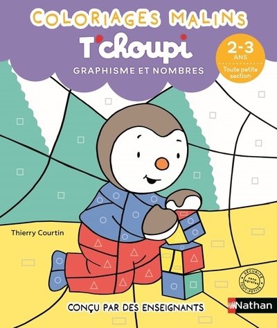 T'choupi coloriages malins 2-3 ans toute petite section - graphisme et nombres - Image principale