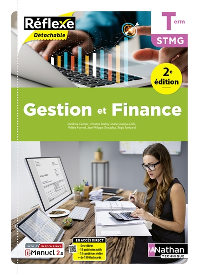 Gestion et finance - term stmg - coll. réflexe - éd. 2025 - livre + licence (pochette) - Image principale