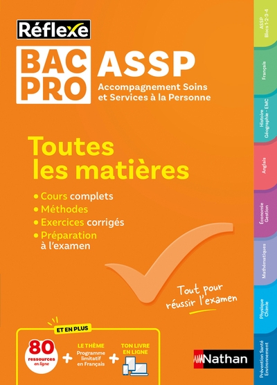 Toutes les matières bac pro assp - nouveau programme bac 2025 et suivants n°13 - Image principale