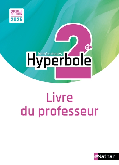 Hyperbole mathématiques 2de - livre du professeur - 2025 - Image principale