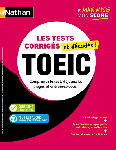 Toeic - les tests corrigés et décodés - Image principale