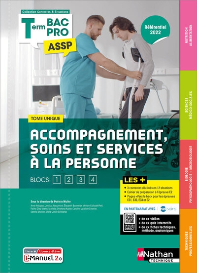 Assp tome unique tle bac pro assp - 2024 - manuel - élève - + imanuel - Image principale